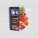 Корм вологий Brit Premium Fillets in Gravy Beef & Carrot для собак малих порід філе в соусі яловичина і морква 85 г 101242 фото 2