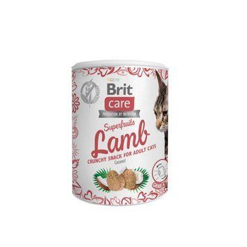 Ласощі Brit Care Superfruits Snack Lamb д/котів з ягням і кокосом 100 г 100651 фото