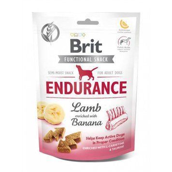 Ласощі Brit Care Functional Snack Endurance для собак з підвищеною активністю з ягням та бананом 150 г 111424/0006 фото