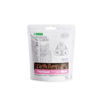 Nature's Protection Superior Care Sterilised Ласощі для стерилізованих котів з птицею, 75 г KIKNPSC47713 фото